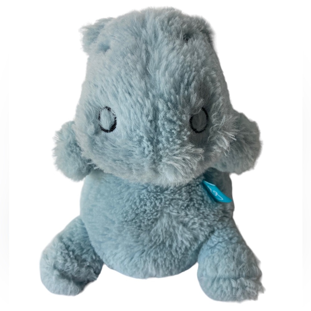 Manhattan‎ Toy Blue Hippo Hippopotamus 7” Plush Stuffed Animal Toy 2019.